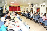 　連江縣政府召開107年第3次擴大主管月報，縣長劉增應非常感謝縣府團隊及各鄉的同心協力推動縣政，今年感受到團隊工作效率及穩定度明顯提升，強調主管一定要比員工更積極，多做一點帶動單位的士氣提升。（圖／文：曹重偉）