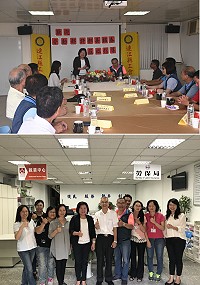 勞動部長許銘春訪視馬祖,關心地方勞工的勞動條件與職業安全衛生環境。(圖/文:馮紹夫)