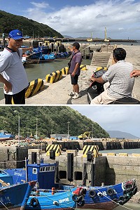 漁民建議白沙規劃局部加高碼頭設施,以提升繫纜船隻防撞安全性。(圖/文:陳鵬雄)