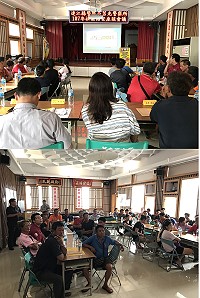 莒光警察所召開「107年度社區治安座談會議」,邀請各界參與聽取建言。(圖/文:宋幸儒)