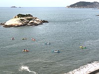 　舟遊北竿，清涼一夏。（圖／文：陳鵬雄）