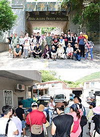 戰地引路人主題路徑培訓7月主題異地萌芽-走讀清水、鐵板基督信仰空間,特邀旅台剪紙藝術家陳治旭老師擔任導引人,帶領大家一起探索基督信仰與信仰空間在馬祖發展的流變以及戰地控制的影響。(圖/文:曹重偉)