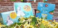 開發海芙蓉按摩霜、海芙蓉酸痛貼布、金銀花養生涼茶等。(圖:北竿吉興國際公司)