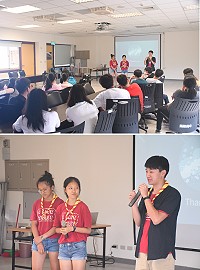 教育部青年體驗學習計畫,台灣3位高中生前往馬祖高中分享求學生涯。(圖/文:馮紹夫)