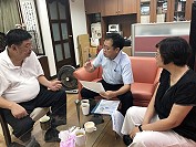 立委陳雪生關注馬祖中華電信管路地下化埋設進度,邀請中華電信北部分公司副總經理張豐義到立法院相商。(圖:立委陳雪生國會辦公室)