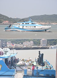 縣府重新設計東海明珠後方貨物擺放區以及貨物吊臂,將改成座位,預計增加48個座位,載客數從190人提高到238人。(圖/文:馮紹夫)