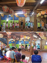 馬祖家扶舉辦暑期生活營,昨日進行成果發表展現一星期所學。(圖:馬祖家扶)