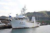 海洋大學海研二號研究船25日停靠於福澳港3號碼頭(7-11前),開放一般民眾登船參觀。(圖:海洋大學)