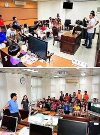 福建連江地方檢察署107年度兒童及青少年暑期成長營活動圓滿成功,小學員們度過豐收的上午。(圖/文:曹重偉)