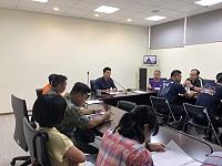 南北竿航空站召開107年度場外空難災害防救聯合演習協調會。(圖:北竿航空站)