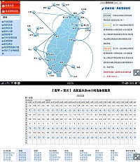 中央氣象局預報「藍色公路」新增馬祖島際、小三通海象預報,提供各航線未來48小時海氣象資料。(圖:中央氣象局網站)