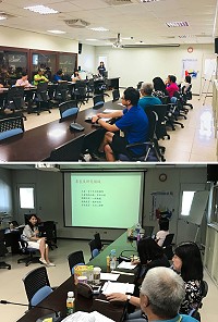 家庭教育中心7日召開學校家庭教育輔導團會議及種子教師培訓課程,凝聚團員共識,增進團員專業知能。(圖/文:吳嘉榮)
