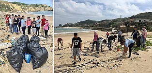 馬管處海灣旅遊年系列課程13日在淨灘與環境教育課程中圓滿落幕,豐富的內容,讓每位學員收穫滿滿。(圖/文:宋幸儒、馬管處)