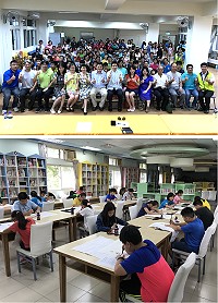 　連江縣107年度全國語文競賽縣內複賽經過一天激烈的競賽後，晉級全國決賽名單出爐。（圖／文：吳嘉榮）