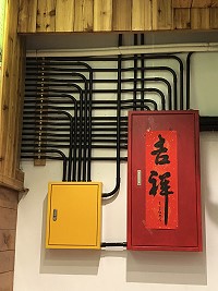 　水電管路也可以很藝術。（圖與文：陳鵬雄）