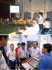 教育部推動前瞻基礎建設校園數位建設計畫,訪視輔導團昨日來馬了解縣內計畫推動情形。(圖/文:馮紹夫)