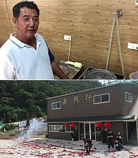 曹常斌斥資千萬在馬祖酒廠正對面開起「鼎興行」魚丸工廠及銷售店,參觀酒廠及88坑道遊客多了一個品嚐在地小吃的好地方。(圖/文:馮紹夫)