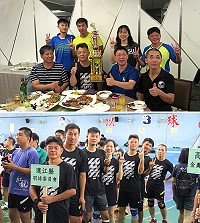 連江縣體育會羽球委員會22日參加台南市107年第4屆台江盃羽球邀請賽以4戰全勝奪下C組冠軍。(圖:連江縣體育會羽球委員會)