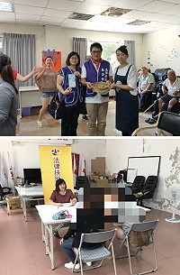　法律扶助基金會馬祖分會秋季下鄉服務圓滿落幕，除協助民眾做各種生活法律、特殊土地、債務、家事等案件諮詢外，吳秀娥律師更走訪巷弄長照站，跟老人家宣傳法律扶助基金會業務。（圖：法律扶助基金會馬祖分會）