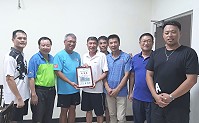 陸軍東引地區指揮部頒贈感謝狀給東引海、岸巡單位,感謝其協助完成年度聯合反登陸作戰操演任務目標。(圖:陸軍東引地區指揮部)