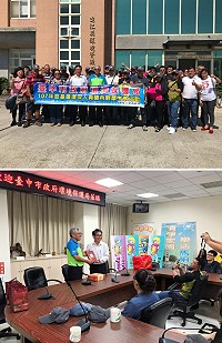仰慕馬祖好風光,台中市政府環保局副局長陳宏益一行36人,專程抵馬進行業務觀摩,對馬祖環保工作的紮實表示肯定。(圖/文:曹重偉)