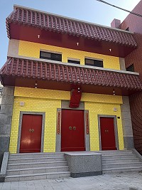 　塘岐信德堂探花府田都元帥新廟落成，30日剪綵啟用。（圖／文：陳鵬雄）