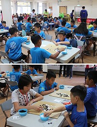 107年連江縣第3屆縣長盃圍棋賽29日登場,比賽組別分為9路棋盤組、15路棋盤組及19路棋盤組。(圖/文:吳嘉榮)