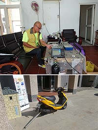 環資局完成地區107年第三季離島機車定期排氣檢測,合格率為77.0%;環資局提醒民眾完成定檢將自動獲得機車定檢、健康不減抽獎活動的抽獎機會。(圖:連江縣環境資源局)