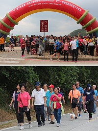 107年運動i台灣-登山、健行、慢跑活動6日歡樂出走,大家一起走出健康、走出活力。(圖/文:吳嘉榮)