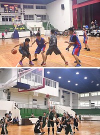107年縣運籃球賽全面開打!社會組莒光、南竿破百風光搶首勝,國中組中正、中山旗開得勝。(圖/文:馮紹夫)