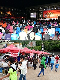 2018媽祖在馬祖昇天祭晚會首次結合縣運會選手之夜,果然帶給觀眾選手們1+1大於2的驚喜與感動!媽祖賜福園遊會各家生意都相當不錯,多位知名藝人輪番獻唱,讓旅客鄉親及選手們度過懷舊又滿足的夜晚。(圖/文:曹重偉)