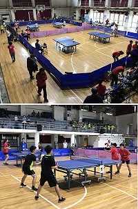 縣運桌球賽進行第3天賽程,國中組分出勝負,中山取得第1名、中正第2名、介壽第3名。(圖/文:吳嘉榮)