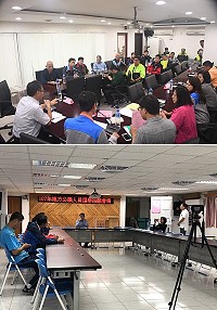 年底五合一選舉將在11月24日舉行,中選會昨日辦理各候選人號次抽籤。(圖/文:陳鵬雄、宋幸儒、馮紹夫)