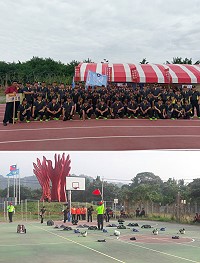 全國義消競技大賽南投登場,連江義消隊不缺席,與全國義消一較高下。(圖:林樹清)