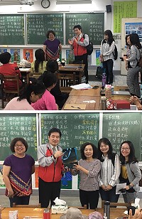 馬祖5位學子特別前往新北市參加語文競賽優秀選手集訓,教育處長陳冠人10月21日專程前往關心學生訓練情形。(圖:教育處)