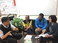 　勞工約聘僱人員反映勞退權益受損，馬祖連江縣總工會、連江縣工會與縣府人事處了解並爭取權益。（圖／文：馮紹夫）