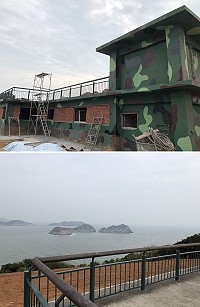 擁有無敵海景視野的大澳山06據點營區,由馬管處進行內部整修後委外經營。(圖/文:陳鵬雄)
