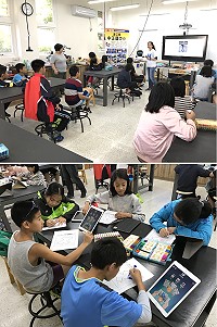 連江縣107年度生活科技教育學生營隊27、28日舉行,激發孩子的創造力與培養解決問題的能力。(圖/文:吳嘉榮)