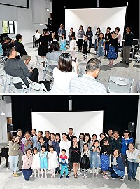 文化處活化劇場課程馬祖新聲FUN聲歌唱訓練班圓滿結訓!成果發表會獻唱《金銀花》、《從前慢》等多首動聽歌曲,充分展現這兩個月的特訓成果。(圖/文:曹重偉)