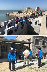 莒光鄉民代表會第10屆第8次定期大會,29日進行鄉政考察行程,對東莒各項工程建設進行追蹤。(圖/文:蔡夢玲)