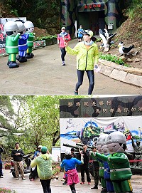 為突顯馬祖戰地風情及配合馬拉松年度盛事,南北坑道再度開啟,讓參賽選手充分感受前線戰地的濃厚火藥味。(圖/文:曹重偉)