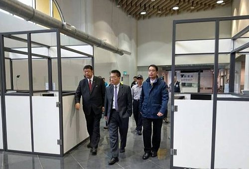 徐國勇2日到馬祖,3日上午考察小三通等業務。(圖:港務處提供)