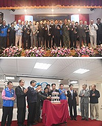 　北竿中山國中歡慶50週年校慶，歷任校友「回娘家」慶祝盛事，同儕間回憶過往、閒話家常，氣氛溫馨感動。（圖／文：馮紹夫）