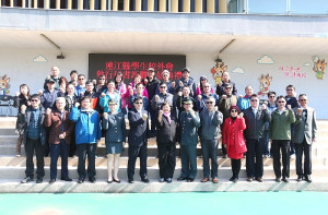 　連江縣學生校外生活輔導會1日辦理執行秘書新職介紹典禮，新任執行秘書由溫欣屏接任。（圖／文：吳嘉榮）