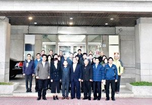 　連江縣議會中國國民黨黨團辦公室正式啟用，由黨團書記長議員陳書建主持，宣布林惠萍出任黨團秘書長兼發言人。（圖／文：曹重偉）