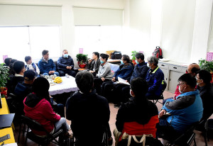 　配合總預算審查期程，縣議會中國國民黨黨團辦公室6日邀請行政處、人事處、自來水廠、教育處主管及各國中小校長預算說明。（圖／文：曹重偉）