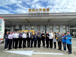 　立院交通委員會馬祖交通與觀光建設考察團一行16日展開北竿行程。（圖／文：陳鵬雄）