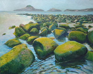 《海島微光》旅台鄉親曹松清個展　22日-1月20日海大圖書館