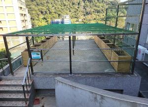 環資局積極建構綠化降溫、節能減碳,打造永續特質城鄉,去年完成介壽國中小綠屋頂設施、南竿鄉福澳村水資源再利用設施。(圖/文:曹重偉)