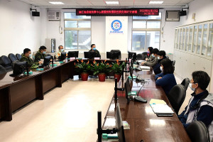 　新冠肺炎疫情擴散，縣疫情指揮中心召開第87次防疫會議，由縣長兼指揮官劉增應主持，離島鄉公所視訊參加。（圖／文：曹重偉）